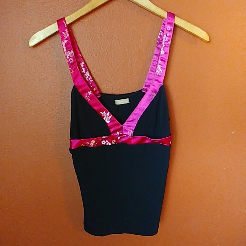 Black tank top